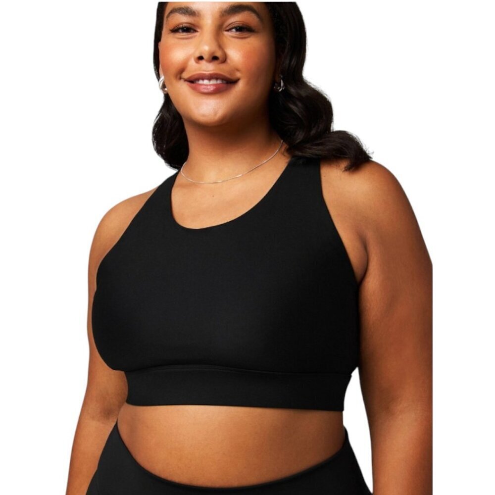 NEW Fabletics Black No Bounce High Impact Sports Bra, XXL - Picture 6 of 7